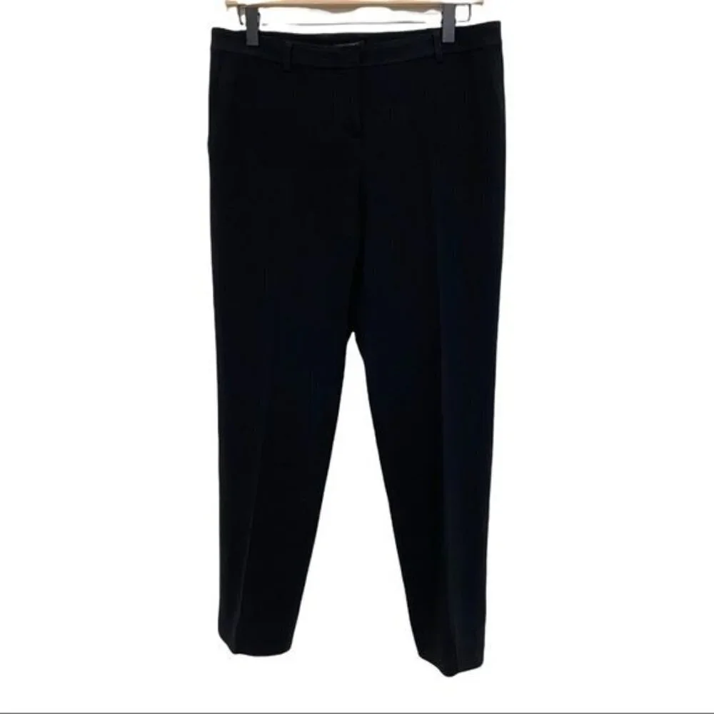 St. John‎ Black Mid Rise Dress Pants Size 4